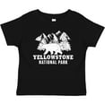 thumbnail image 3 of Inktastic Yellowstone National Park with Bear Mountains and Trees Boys or Girls Baby T-Shirt, 3 of 5