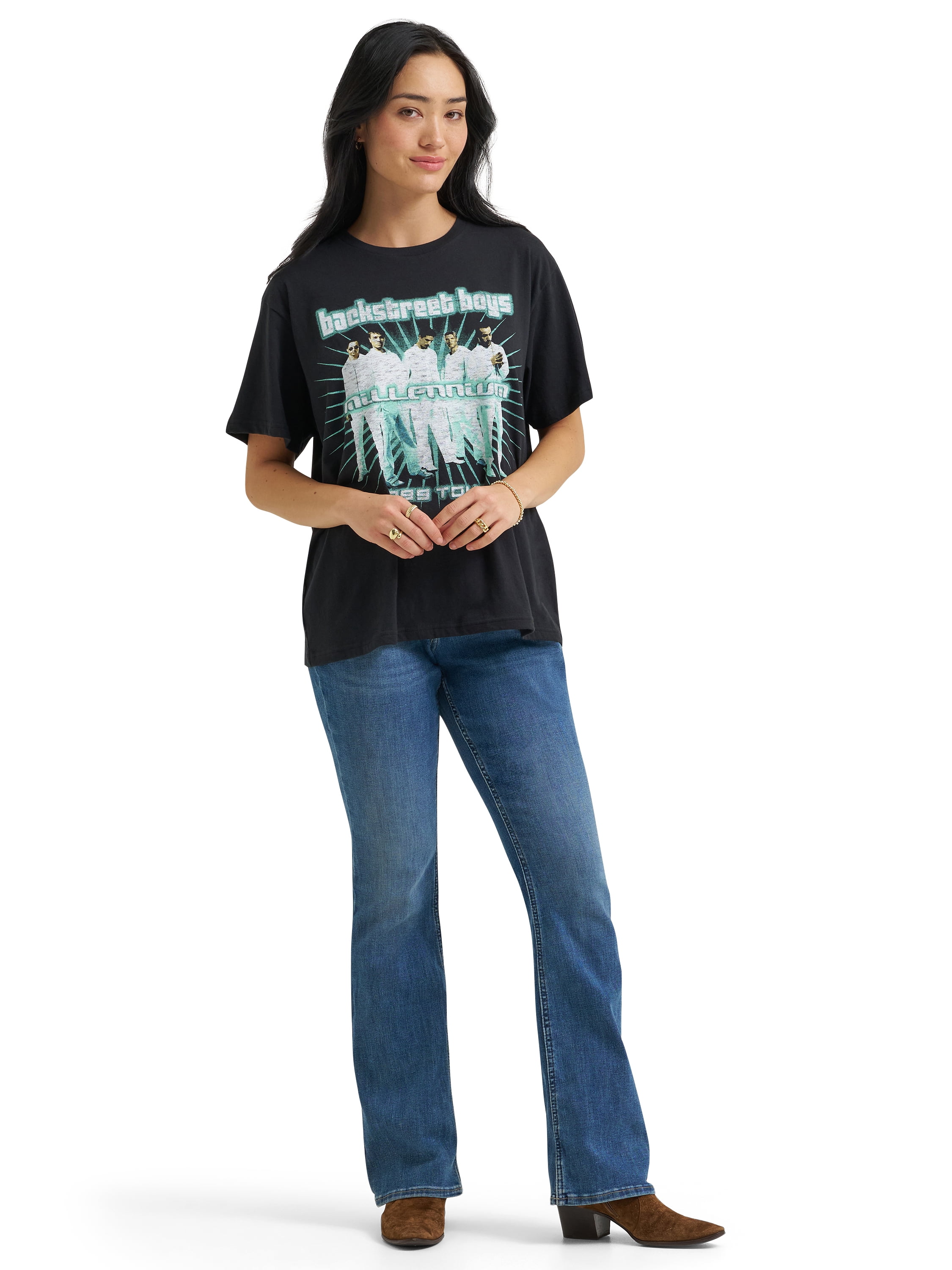 Lee® Women's Short Sleeve Backstreet Boys Graphic Band Tee