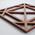 thumbnail image 4 of Ekena Millwork 7 3/8"W x 7 3/8"H x 3/8"T Extra Small Buxton Decorative Fretwork Wood Wall Panels, Wood (Paint Grade), 4 of 11