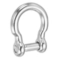 thumbnail image 1 of Ganchos en D Uxcell, (1/2" 12mm, 1 Pcs), Gancho en arco de acero inoxidable 304, Mini gancho de alta resistencia, 1 of 7