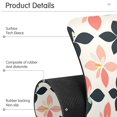 thumbnail image 4 of Yayeee Faucet Mat for Kitchen Sink 14.7" Diatomite Long Splash Guard Pad, Black Retro Flower, 2 Pack, 4 of 7