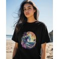 thumbnail image 4 of Summer Sea Womens Tshirt Graphic Tees Cotton Crew Neck T-Shirts, Casual Short Sleeve Shirts for Women Teen Girl, 4 of 7