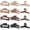 12PCS-natural, variant on 8 Pcs Matte Small Claw Clips for Women Girls Double Row Teeth Clips Rectangle Hair Clips for Thin/ Thick Hair Non-slip