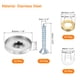 thumbnail image 2 of Tapas de Tornillo Uxcell, Tornillos de Espejo de Acero Inoxidable 201 de 30mm, 2 of 7