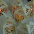 thumbnail image 5 of BalsaCircle 25 Ivory 2" Party Favor Gift Boxes Laser Cut Lace Design Butterfly Decorations, 5 of 8