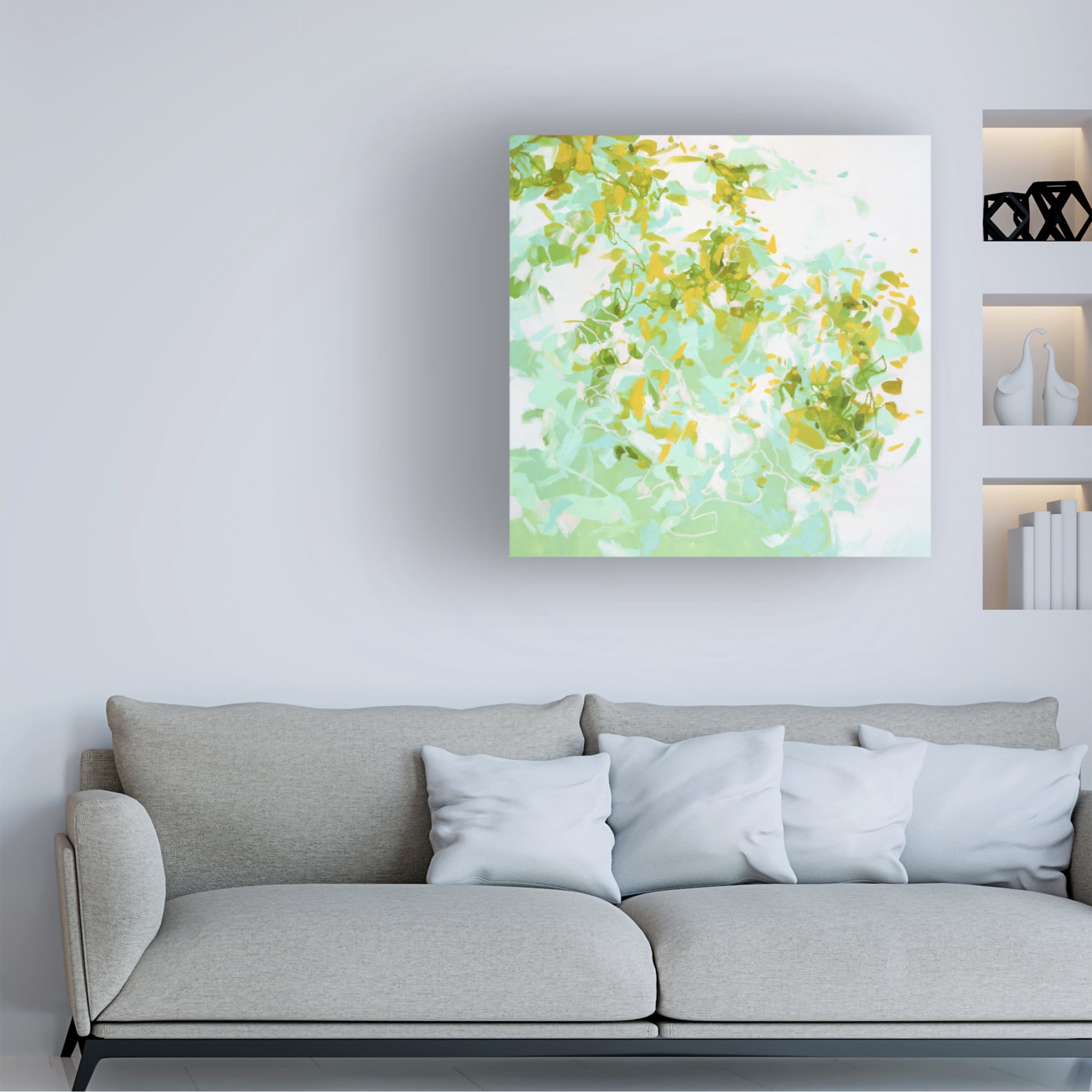 Canvas Wall Art - Cameron Schmitz 'Fruitful Searches' Wall Art for Living Room, Bedroom, or Office Décor by Trademark Fine Art - 24 x 24 Inches