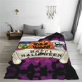 thumbnail image 6 of Throw Blanket for Couch Sofa and Bed, Halloween Happy and Fun Super Soft Plush Throw Blanket, Fuzzy Cuteness Comfy Warm Washable Flannel Blanket & Throws for All Season 40"x30", 6 of 7