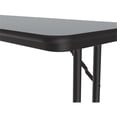 thumbnail image 4 of Pemberly Row Wood High Pressure Folding Seminar Table with Off-Set Leg in Gray, 4 of 7