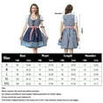 thumbnail image 2 of Women's Dirndl Dress, Dirndl Blouse Traditional Oktoberfest for Oktoberfest Carnival, 2 of 5