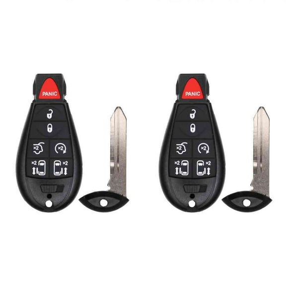 Eye4Techs Key Fob Replacement for 2009-2012 Volkswagen Routan FCC IYZ-C01C IYZC01C Part Number 56046708 56046708AG 56046709 56046709AG Pack of 2
