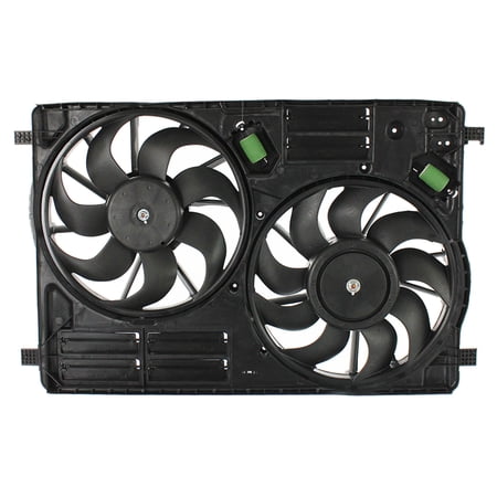 Agility Auto Parts 6010312 Dual Radiator and Condenser Fan Assembly for Ford Lincoln Specific Models