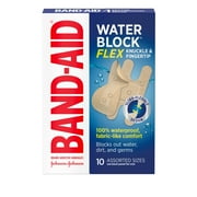 Band-Aid Brand Water Block Flex Finger Bandages, Assorted, 10 ct (Pack of 4)