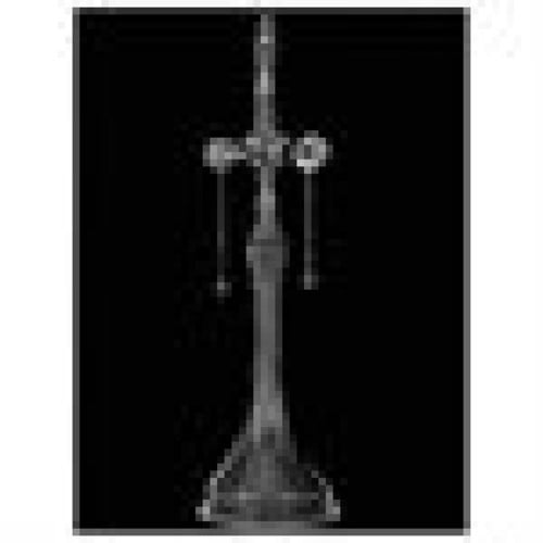 Meyda Tiffany 19152 Fluted 23" Tall Lamp Base - MultiColor