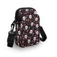 thumbnail image 2 of HELLHERO Heart and Skull Design Underarm Shoulder Bag Polyester Double Layer for Casual Travel, 2 of 6