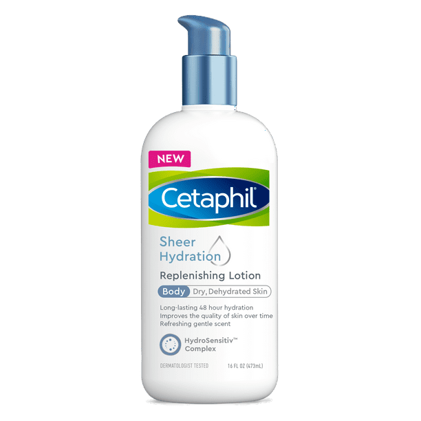 Cetaphil Sheer Hydration Replenishing Body Lotion 16 Oz.