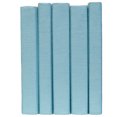 thumbnail image 5 of Pen & Willow Light Blue Linen-Wrapped Decorative Books - Real shelf-ready book bundles for home or office decor, weddings or staging., 5 of 5