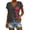 A1#-Grey, variant on Women Canada Day Graphic V Neck Tee - Short Sleeve Patriotic Top, Casual Summer Wear(White-S)