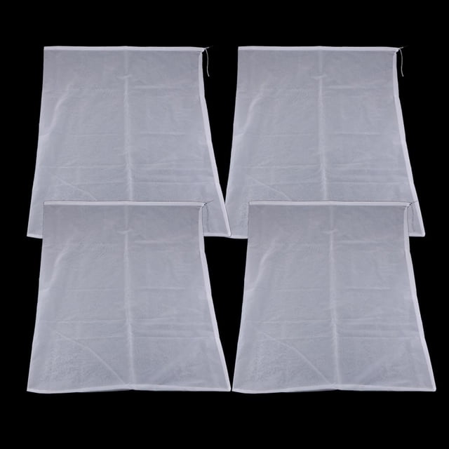 4 Unids Grado Alimenticio Fina De Nylon Colador De Malla Bolsas De Leche De Queso Fabricante De Café Y Té Filtro 60x70 Cm SM SunniMix Colador de malla