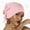 Pink, variant on Multicolor Chemo Headwear for Women Turban Polyester Pre-Tied Twisted Turbans Head Scarf for Women Hair Wraps Cover Beanie Cancer Chemo Headwear One Size