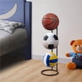 thumbnail image 4 of Billuyoard Estante de almacenamiento de pelotas deportivas independiente Soporte de almacenamiento de baloncesto extraíble Estante de almacenamiento de Almacenamiento y organización del hogar Billuyoard HA013857-00, 4 of 6