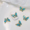 thumbnail image 2 of Nail Ornament 10Pcs DIY Creative Shape Exquisite Butterfly Nail Charm Manicure Designs, 2 of 5