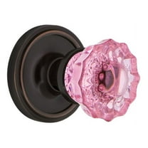 Nostalgic Warehouse Clacrp_Sd_Nk Classic Solid Brass Rose Single Dummy Door Knob - Bronze