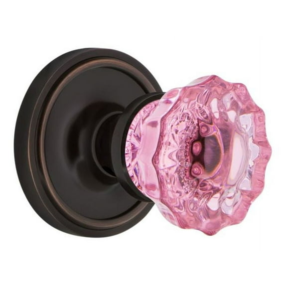 Nostalgic Warehouse Clacrp_Sd_Nk Classic Solid Brass Rose Single Dummy Door Knob - Bronze