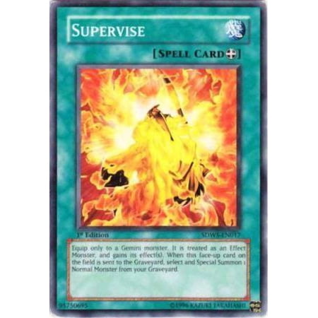 YuGiOh Structure Deck: Warriors' Strike Common Supervise SDWS-EN017