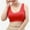 Red, variant on Ltctricy Women's Wirelss Bras Seamless Lightly Lined Support Lift Push up Bralettes for Seniors Comfortable Bras