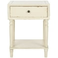 thumbnail image 3 of SAFAVIEH Siobhan Solid Rustic Nightstand with Storage Drawer, Vintage Cream, 3 of 4