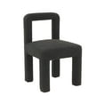 thumbnail image 2 of TOV Furniture Hazel Black Boucle Dining Chair, 2 of 8