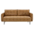thumbnail image 4 of Modway Cameron Tufted Vegan Leather Sofa in Tan, 4 of 10