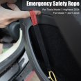 thumbnail image 4 of Wmool Car Rear Door Emergency Handle, Extended Pull Safety Release Rope for Highland 2024 & Model Y 2021-2023, Convenient ABS Vehicle Safety Tool, 4 of 8
