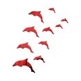 thumbnail image 2 of 3D Decorative Wall Stickers, Dolphin Mirror Stickers, Self-Adhesive Removable, 2 of 3