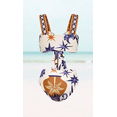 thumbnail image 3 of Meloria Swim And Fashion Vintage Ethnic Print Padded Lace-Up High Waist Tankini Set, 3 of 3