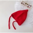 thumbnail image 2 of Juorvia Toddle Earflap Knitted Cap Skully Ties Warm(Free Size,Red), 2 of 2