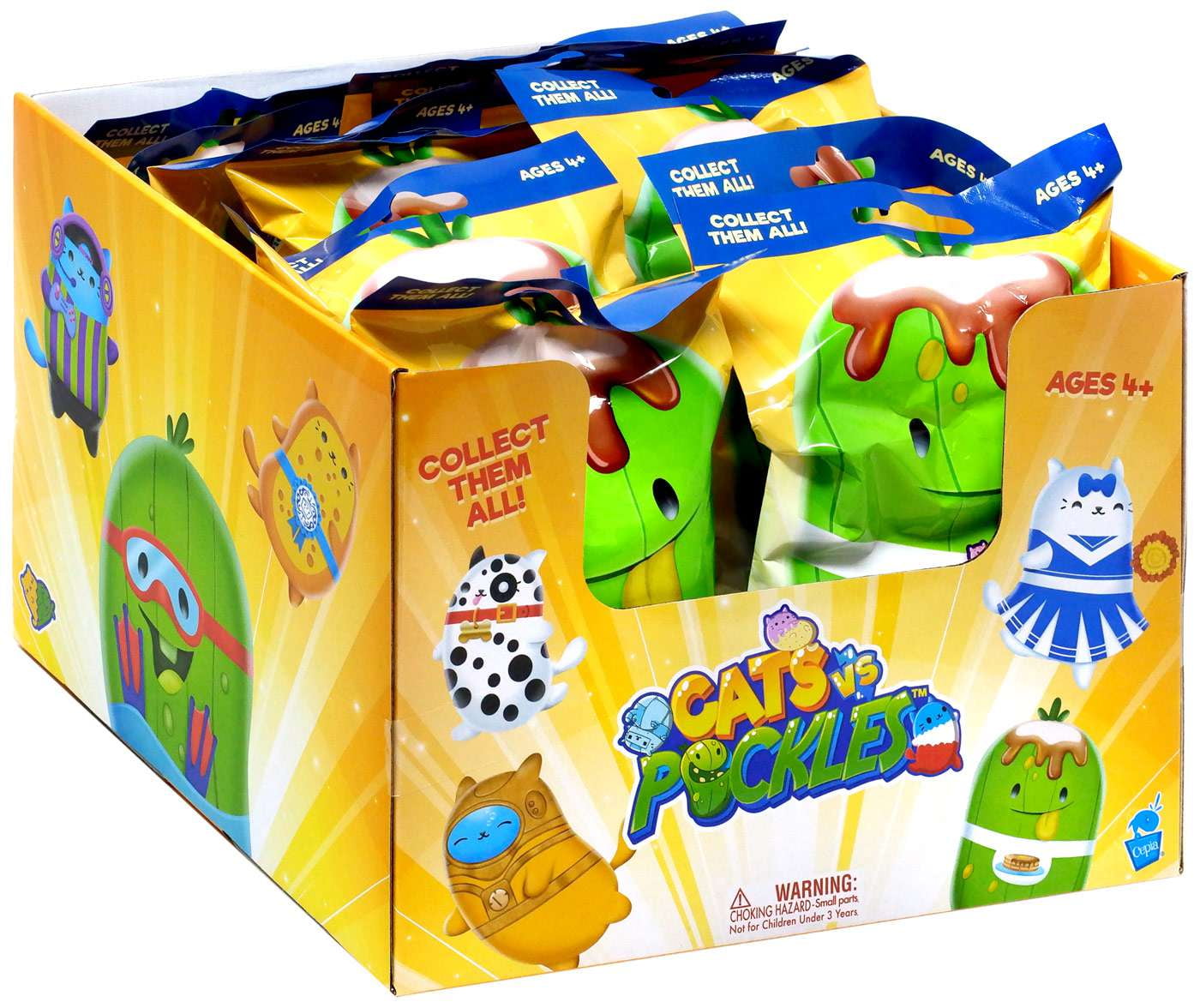 SMALL Plush Figure Cats vs. Pickles Mystery Box (12 Packs)