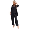 thumbnail image 5 of Renvena Loose Lace Wedding Chiffon, Pants Suits 3 Piece (Women's), 5 of 7