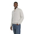 thumbnail image 4 of Chaps Men's & Big Men's Twist Mockneck Quarter Zip Pull Over Sweater, Sizes S - 2XL, 4 of 4