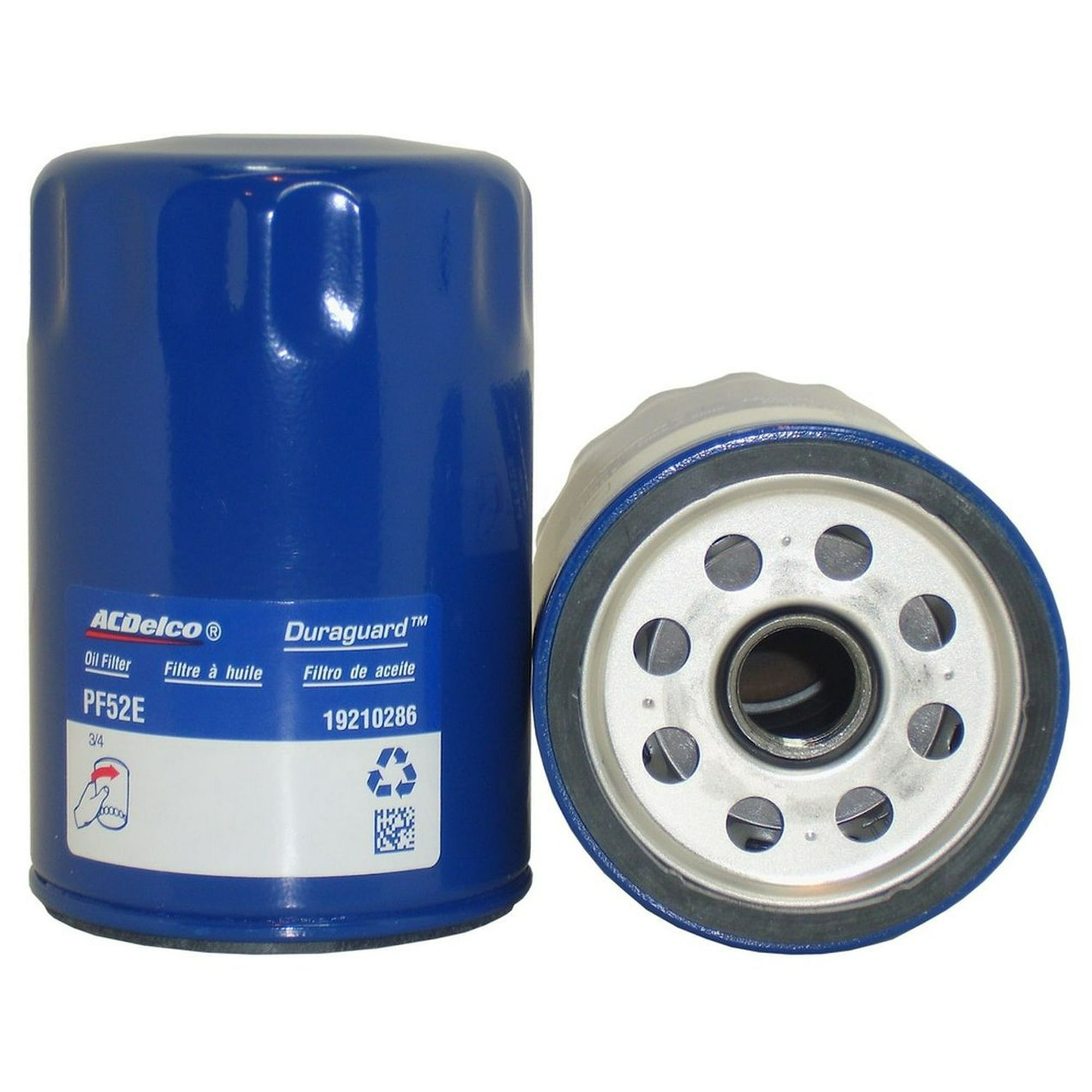 (2 pack) ACDelco Original Equipment PF52E Professional Engine Oil Filter 4.4" Height 3.3" Width 3.3" Length 8.8 Ounces