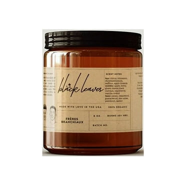 Black Leaves 4 oz Soy Candle