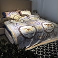 thumbnail image 3 of DBOZE Warm Heavyweight Faux Mink Fleece Blanket – Horse Lovers 12 Lbs Plush Reversible King Size Throw，King Size, Horse, 3 of 5
