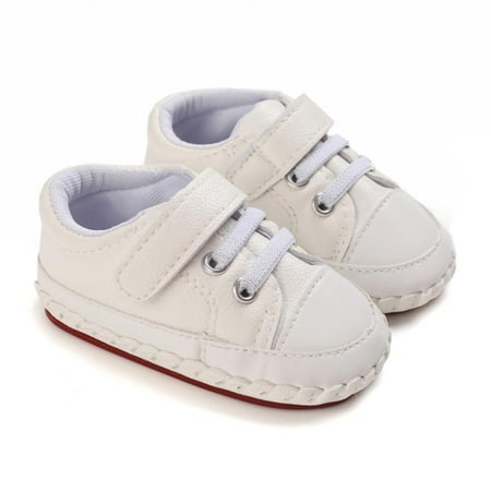 

Ardorlove Baby Boys Sports Shoes - PU Leather Non Slip Rubber Sole Baby Sports Shoes Toddler s First Baby Shoes 0-18M