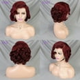 thumbnail image 6 of 99J Color Loose Wave Pixie Cut Wig Red Short Bob Human Hair 13x4 Lace Frontal Wigs Transparent Lace Human Hair for Black Women Lace Front Human Hair Wig, 6 of 7