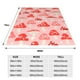 thumbnail image 3 of Fotbe Cute Mushroom1 Manta de Franela Acolchonada con Estampado, Súper Suave y Esponjosa, Extra Grande para Sofá, Cama, Uso Todo el Año-50"x40", 3 of 7
