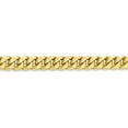 thumbnail image 3 of 10K Yellow Gold chain Curb 24 in 7.3 mm Semi-Solid Miami Cuban, 3 of 5