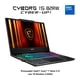 thumbnail image 2 of Laptop Gaming MSI Cyborg 15 Intel Core 7 240H 10N NVIDIA GeForce RTX 5060 32GB RAM 1TB SSD Negro, 2 of 5