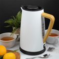 thumbnail image 4 of Electric Kettle  1500W Electric Pour Over Coffee and Tea Pot with Auto shut-off  Portable 1.2QT Hot Water Boiler with Water Level Window and Lid for Living Room  Bedroom  Office  Home  In, 4 of 4