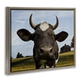 thumbnail image 2 of Stupell Industries Rustic Lodge Farm Cow with Curved Horns Brown Floating Frame Canvas Art, 31 x 25, by Marcus Prime, 2 of 8