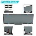 thumbnail image 5 of Kojem Smoke Rear Windshield for 2013-2023 Polaris Ranger XP 900 1000 CREW XP 570 Tinted, 5 of 12